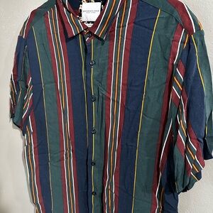 Denim & Flower Shirt - XL